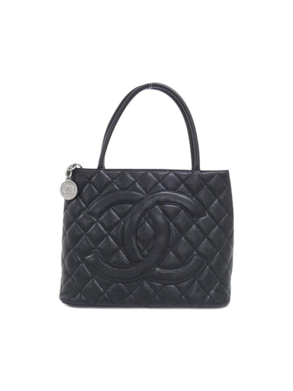 Chanel Vintage Bag Handbag Black